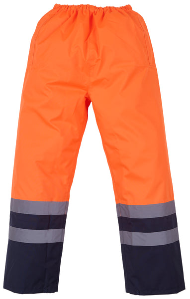 Hi-vis Waterproof Over Trousers - Two Tone - by Yoko ~ YK072