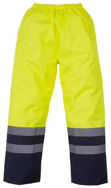 Hi-vis Waterproof Over Trousers - Two Tone - by Yoko ~ YK072