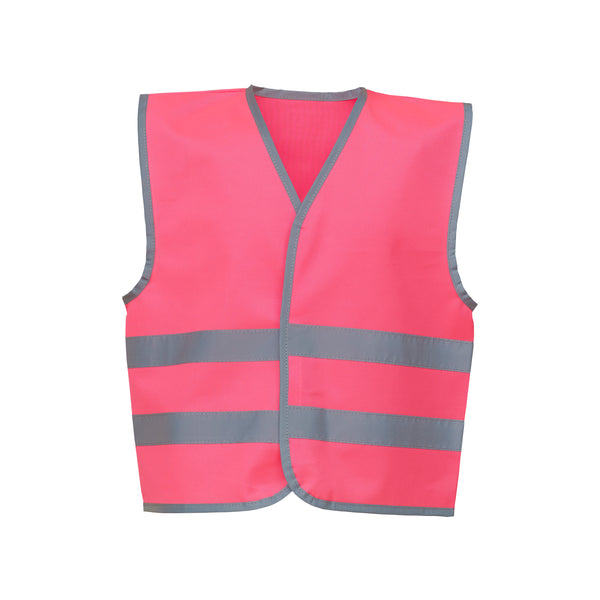 Kids Hi-Viz Waistcoat with Reflective Bands - YK102 ~ NEW COLOURS ADDED