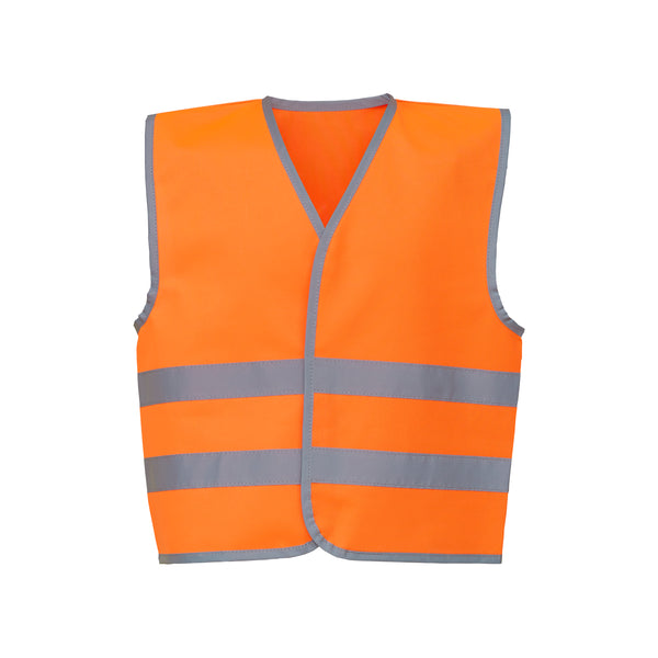 Kids Hi-Viz Waistcoat with Reflective Bands - YK102 ~ NEW COLOURS ADDED