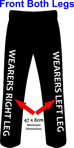 Trousers & Shorts Personalisation Option