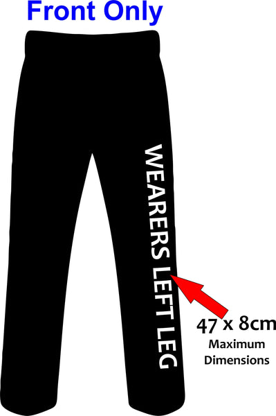 Trousers & Shorts Personalisation Option