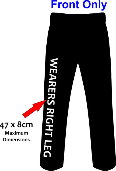 Trousers & Shorts Personalisation Option