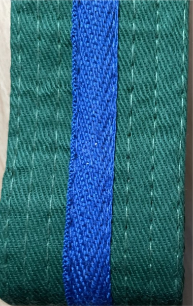 Coloured Belts with Coloured Stripe