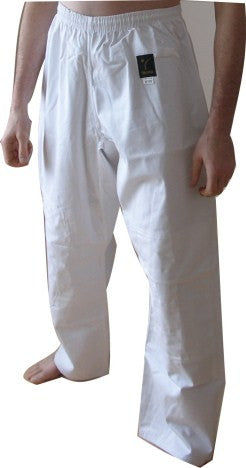 karate trosuers white