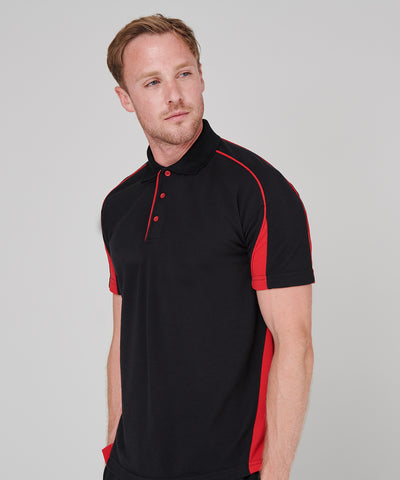 Mens Club Contrast Polo Shirts (Finden + Hales) ~ LV390