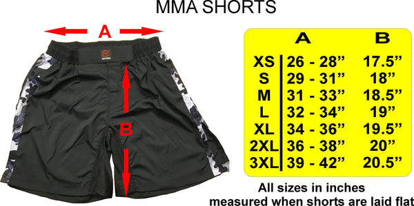 BLACK MMA Fight Shorts by TAISHO - New