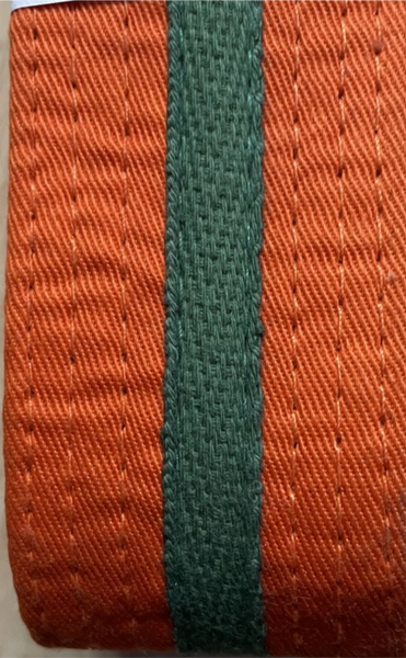 Coloured Belts with Coloured Stripe