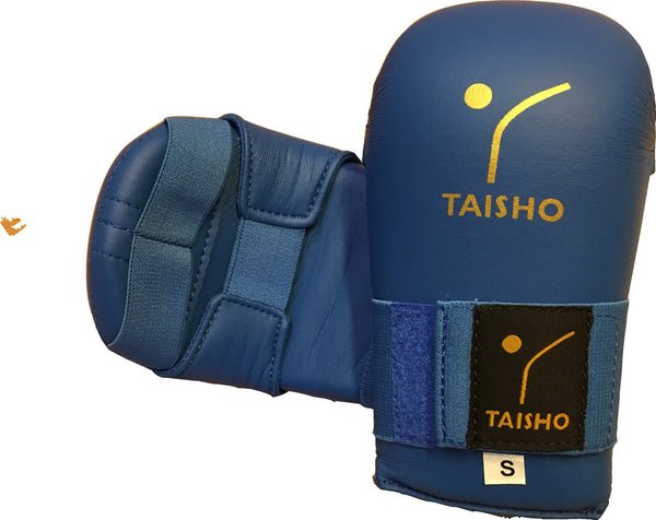 WKF style karate mitts Blue