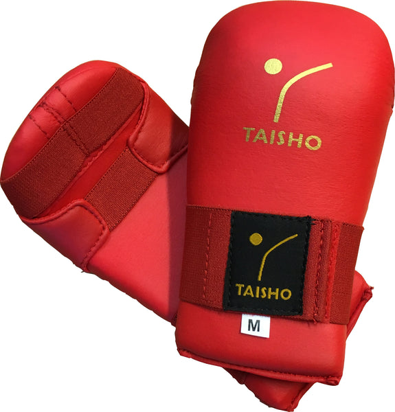 WKF style karate mitts Red