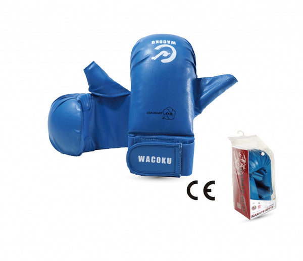 WKF APPROVED Mitts - Red and Blue