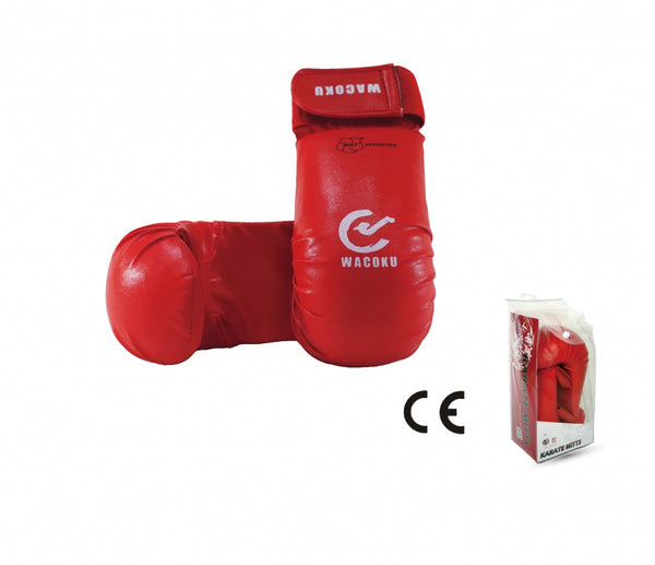 WKF APPROVED Mitts - Red and Blue