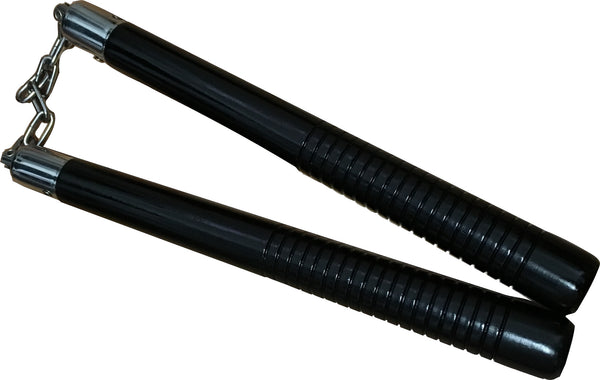 12" black nunchaku
