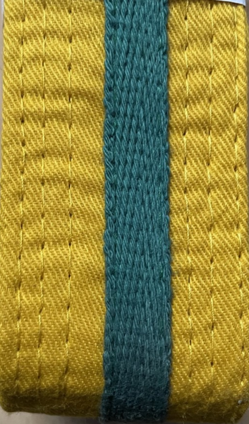 Coloured Belts with Coloured Stripe