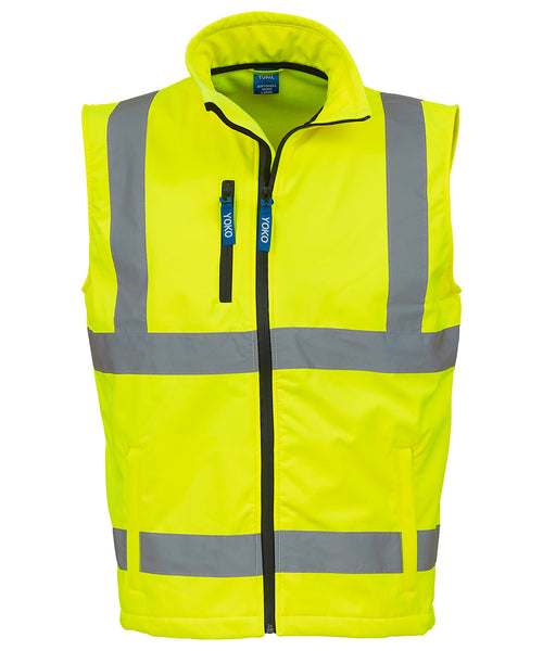 Hi-Vis Softshell Gilet (Hi-Viz Body Warmer) - YK050