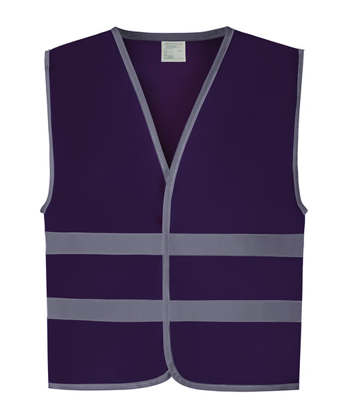 Kids Hi-Viz Waistcoat with Reflective Bands - YK102 ~ NEW COLOURS ADDED
