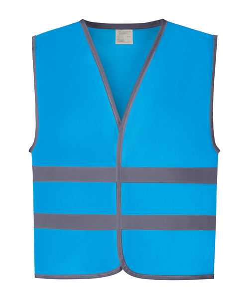 Kids Hi-Viz Waistcoat with Reflective Bands - YK102 ~ NEW COLOURS ADDED