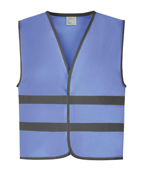 Kids Hi-Viz Waistcoat with Reflective Bands - YK102 ~ NEW COLOURS ADDED